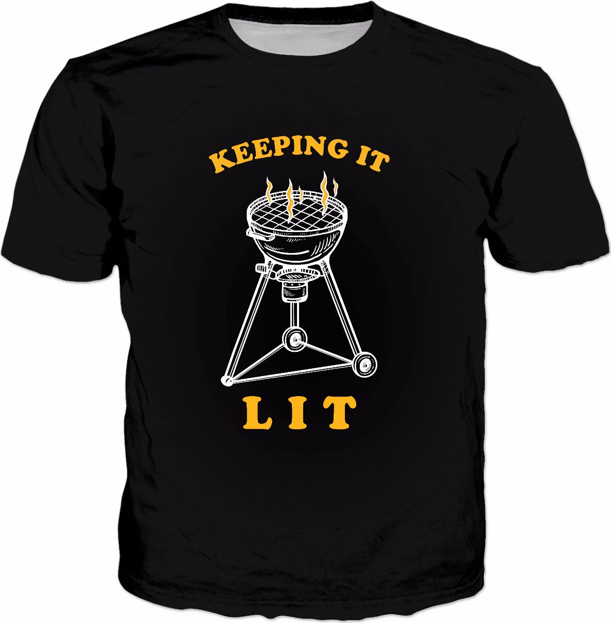 BBQ Keeping It Lit T-Shirt - Funny BBQ Tee Meme