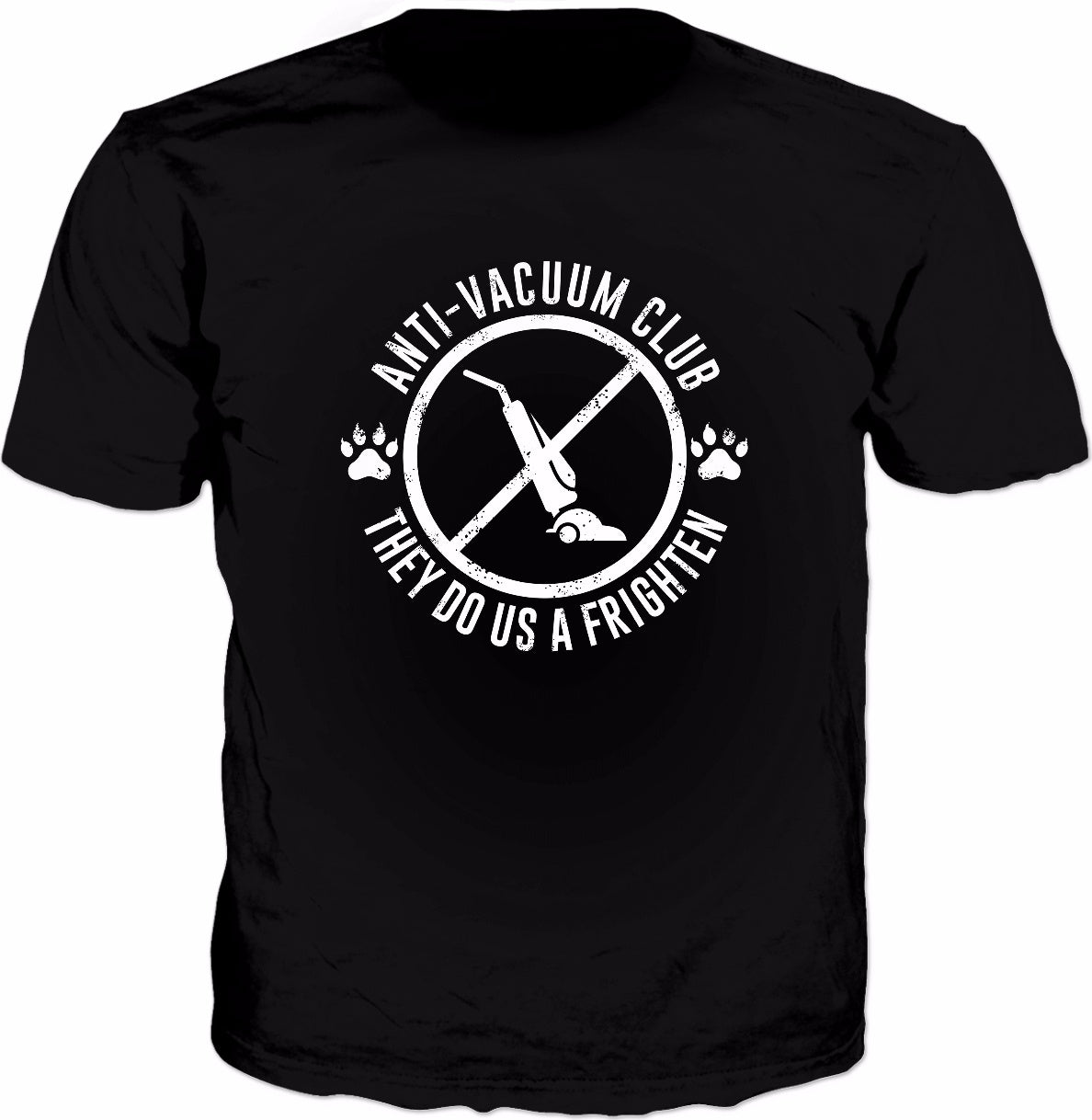 Anti-Vacuum Club T-Shirt - Funny Doggo Dogs Meme
