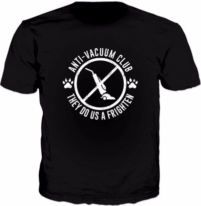 Anti-Vacuum Club T-Shirt - Funny Doggo Dogs Meme