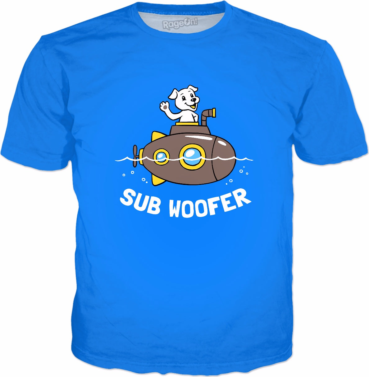 Sub Woofer T-Shirt - Funny Dog Submarine Joke