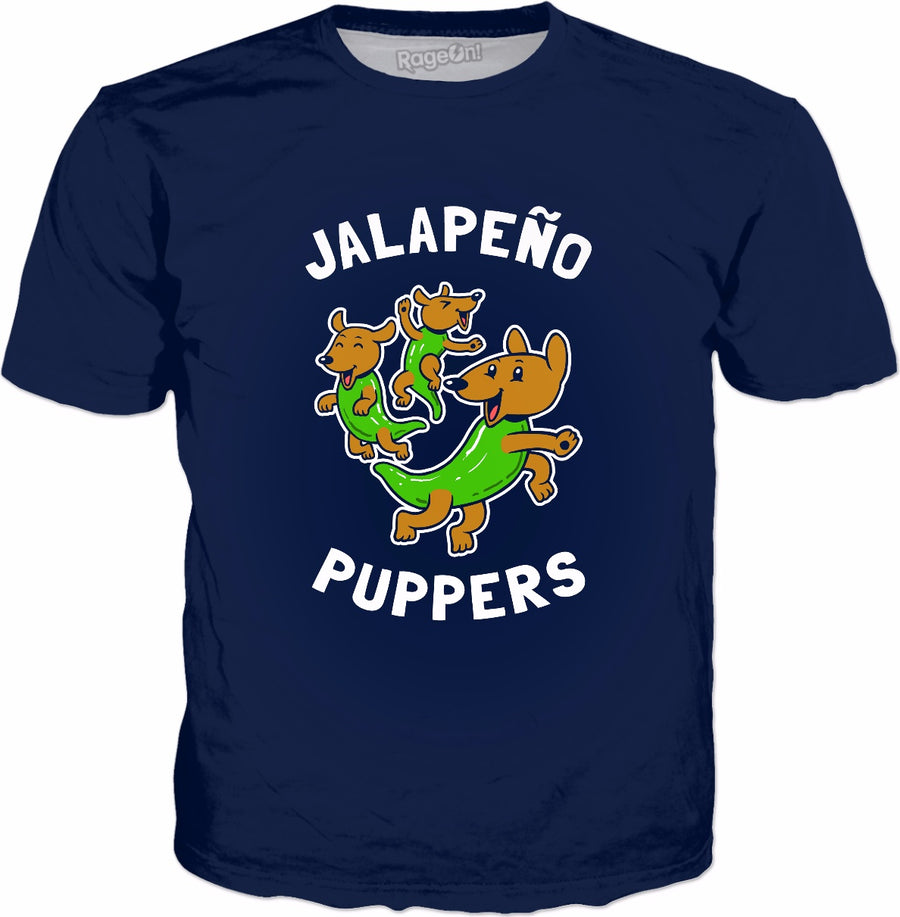 Jalapeño Puppers T-Shirt - Funny Doggo Puppy Meme