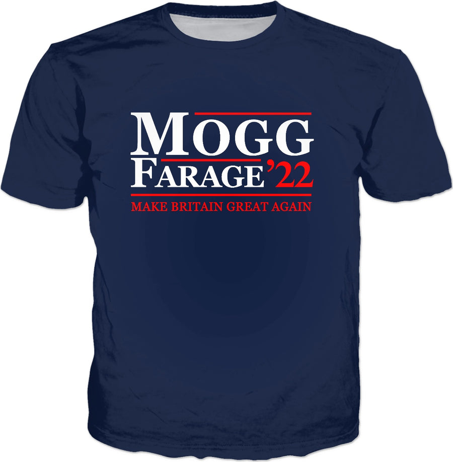 Mogg Farage 2022 T-Shirt - Nigel Jacob Rees-Mogg PM