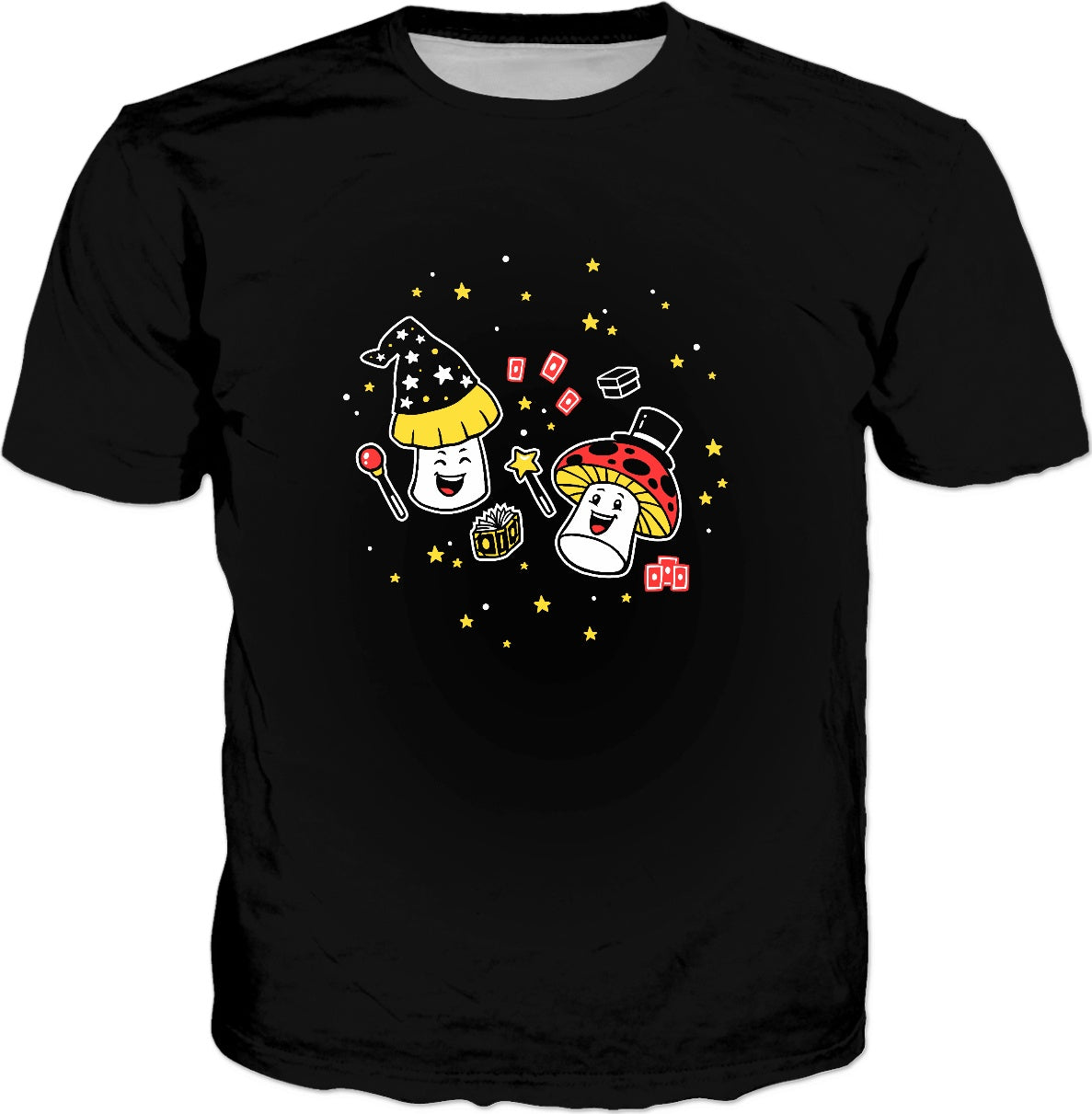Magic Mushrooms T-Shirt - Funny Halloween Puns Punny