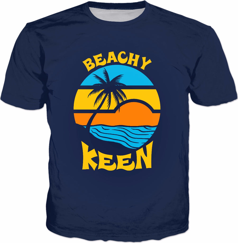 Beachy Keen T-Shirt - Beach Pun Funny Summer Tee