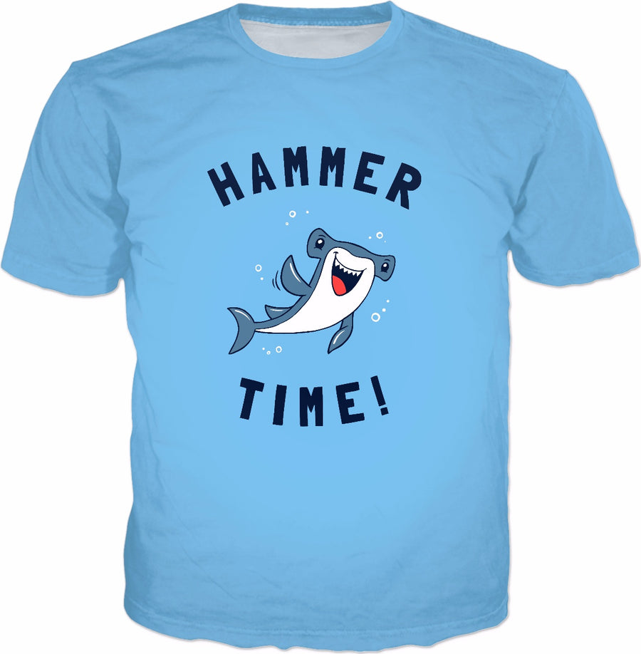 Hammer Time T-Shirt - Hammerhead Shark Funny Pun