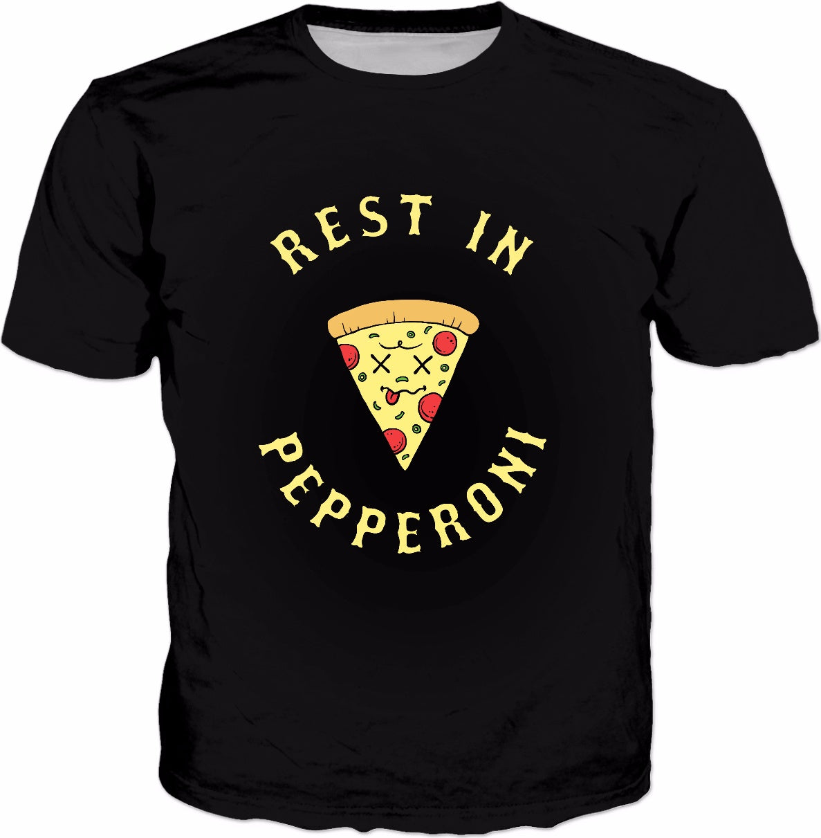 Rest In Pepperoni T-Shirt - Funny Pizza Saying Slogan