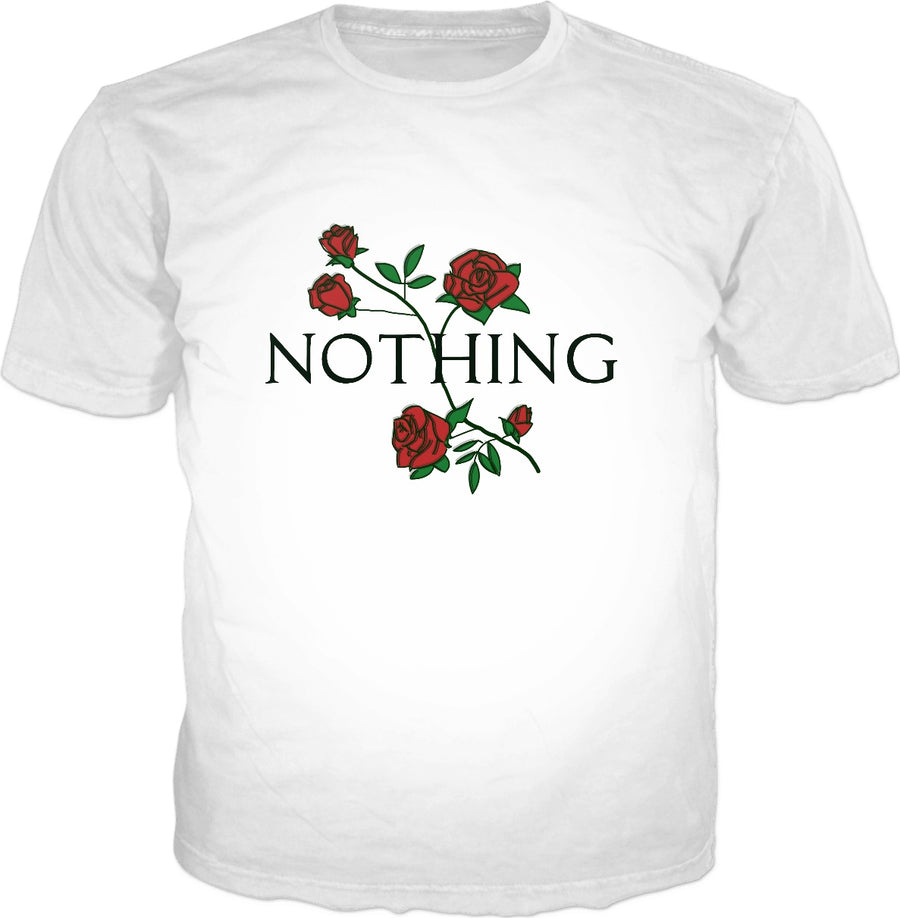 Nothing Rose Floral T-Shirt - Aesthetic Flower Tee